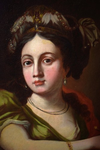 Louis XIV - Allegory of Fortitude - Emilian artist  of the17th century